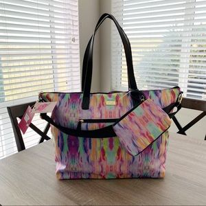 Betsey Johnson Tie Dye Overnighter Bag